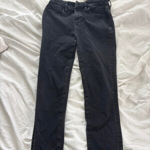 AMERICAN EAGLE OUTFITTERS Skinny Strech High Rise Sz 6 Dream Women's Black Jeans